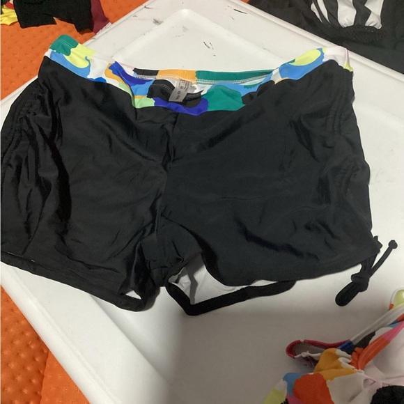 Womens Tankini Swimsuits with Boy Shorts Tummy Control Plus Size Modest XXL - Picture 2 of 5